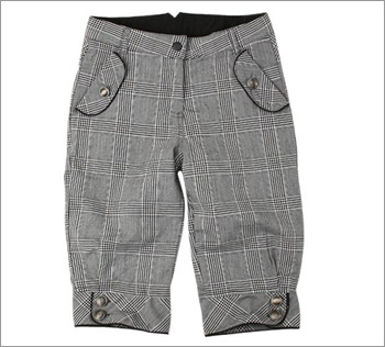 Checked Equestrian Pants Made in Korea